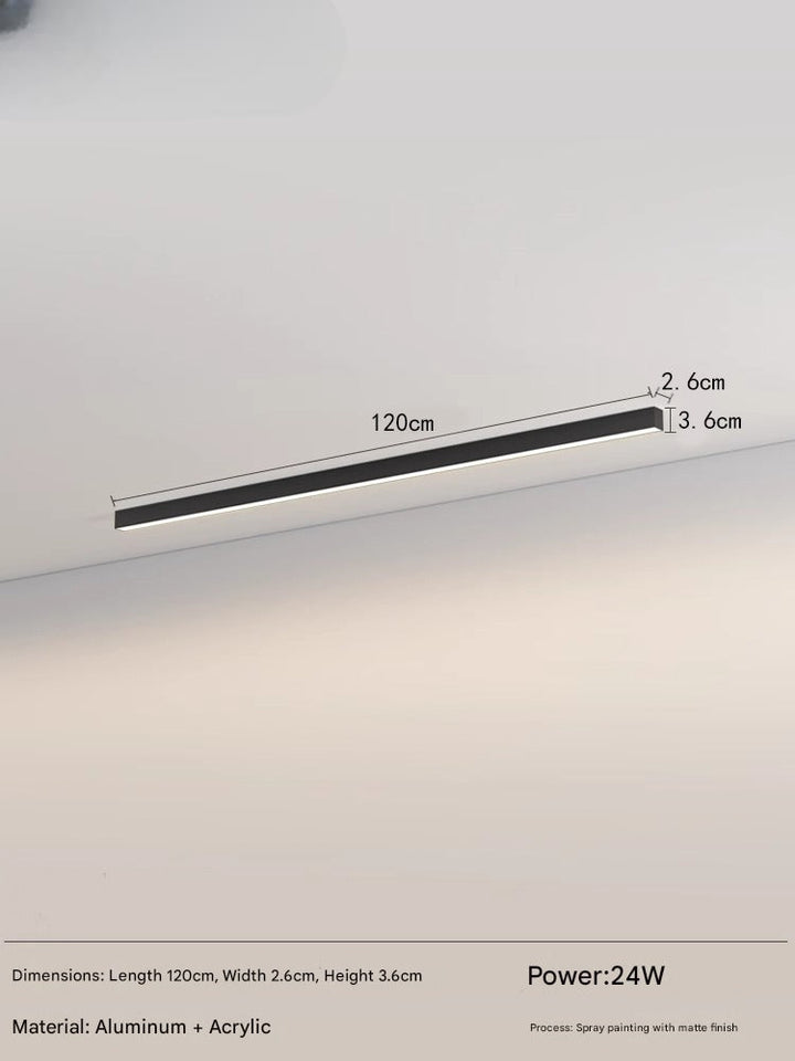 Éclairage moderne pour balcon. Plafonnier LED design qui allie esthétique et économie d'énergie.