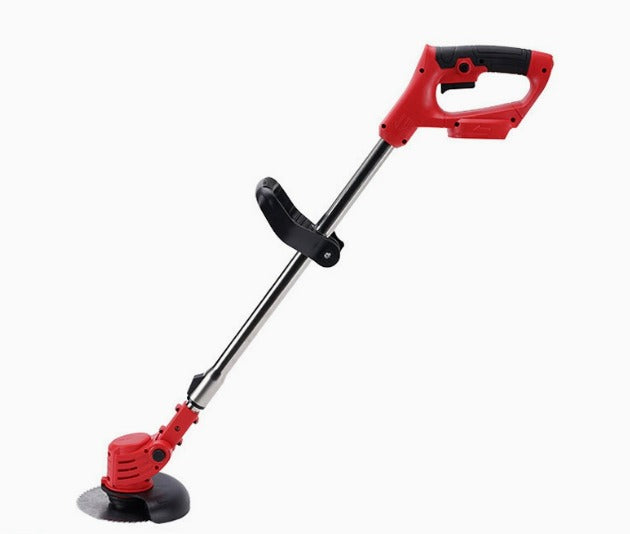 Coupe-bordures sans fil avec batterie, manche télescopique pour entretien facile du jardin et de la pelouse.