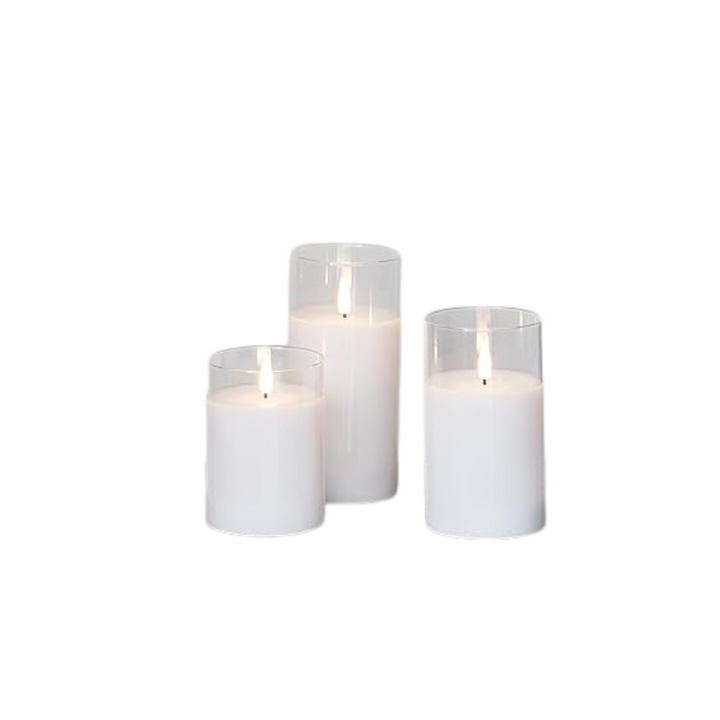 Bougies LED, effet flamme réaliste, télécommande pour contrôler l'éclairage de votre maison.