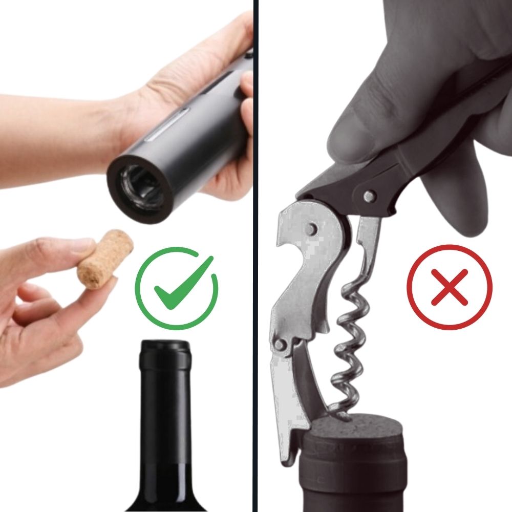 Ouvre-bouteille électrique WineSavvy, un essentiel pour la maison et la dégustation de vin.