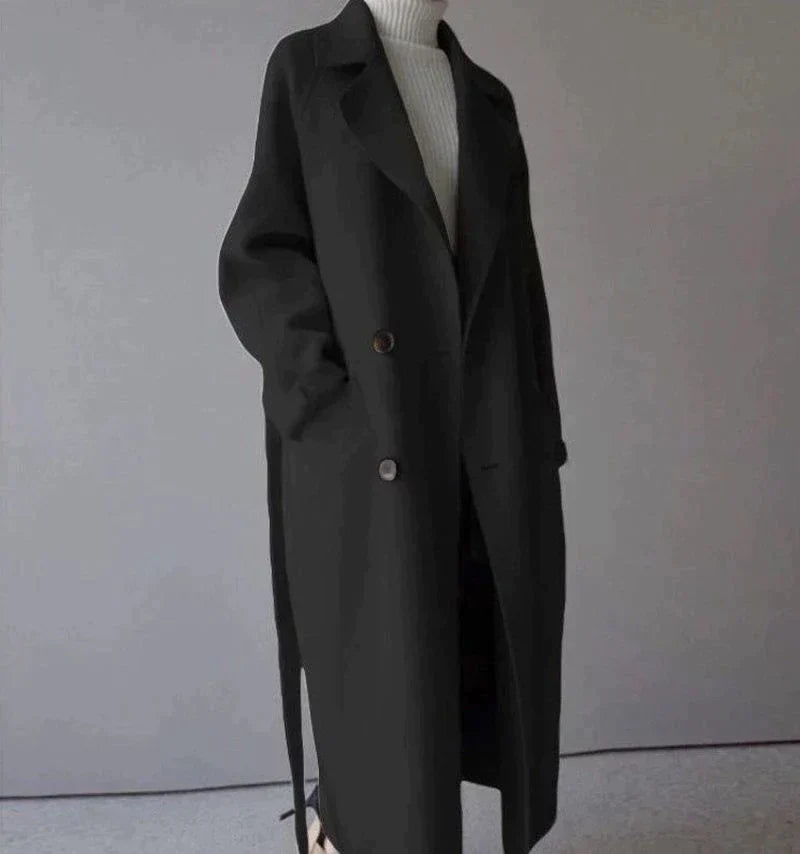 Manteau femme hivernal Isabelle, chaud et confortable, en tissu de qualité supérieure.