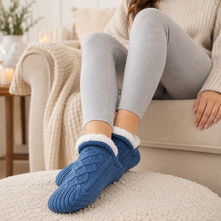 WinterWhisper : Chaussettes épaisses thermiques pour le sol, un must pour l'hiver à la maison.