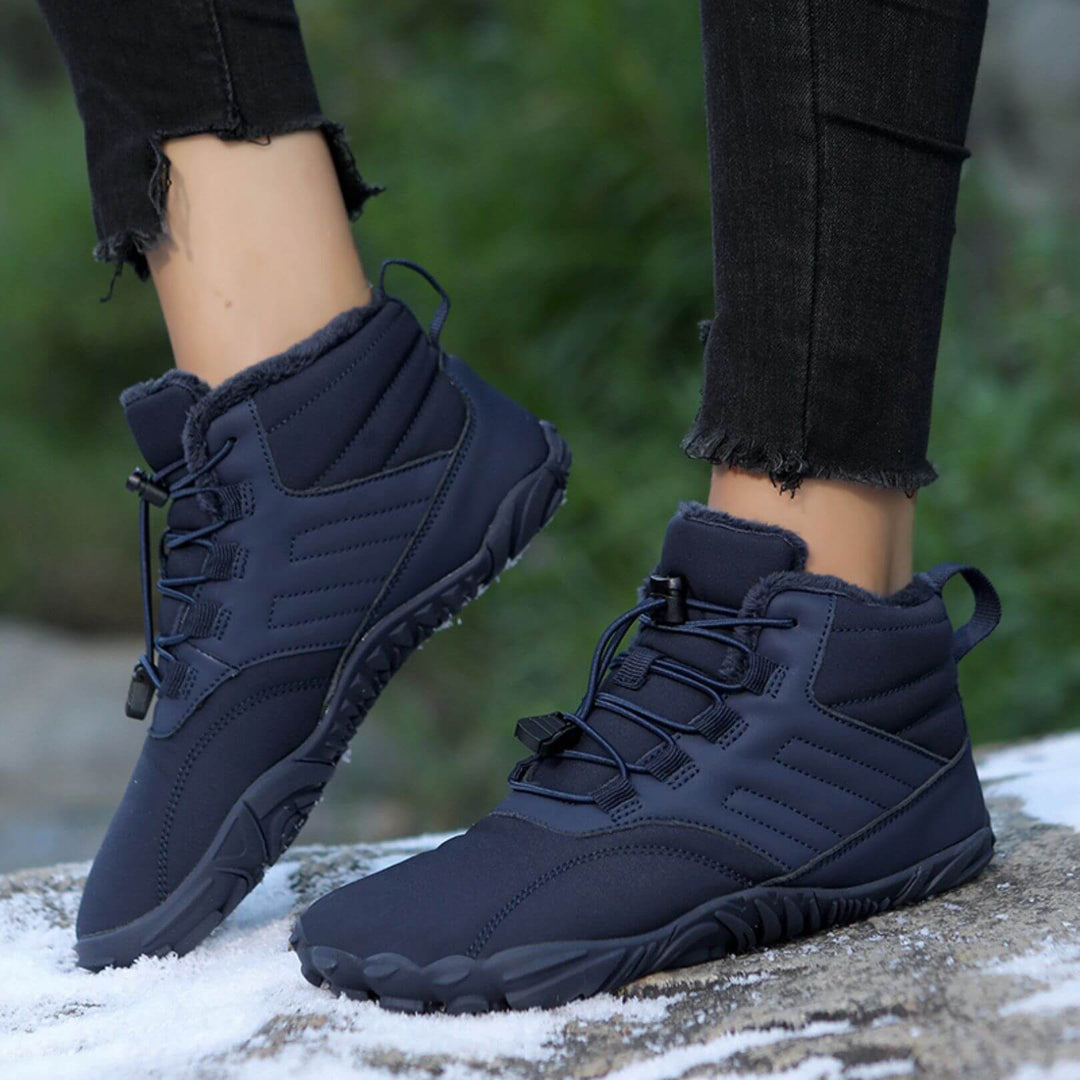 Chaussures pieds nus antidérapantes, imperméables homme/femme, idéales pour neige et terrains glissants.