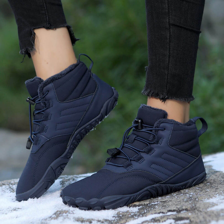 Chaussures pieds nus antidérapantes, imperméables homme/femme, idéales pour neige et terrains glissants.