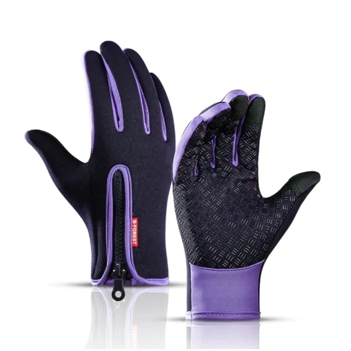 Gants d'hiver robustes, imperméables et coupe-vent, offrent chaleur et protection pour toutes activités extérieures.