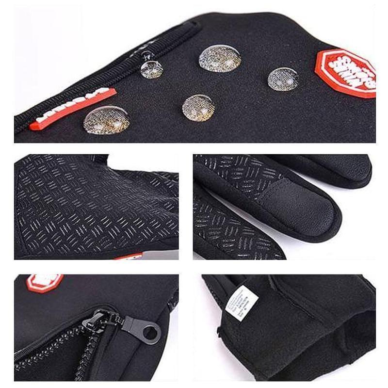 Gants d'hiver confortables, chauds, imperméables et compatibles avec les écrans tactiles, essentiels par temps froid.
