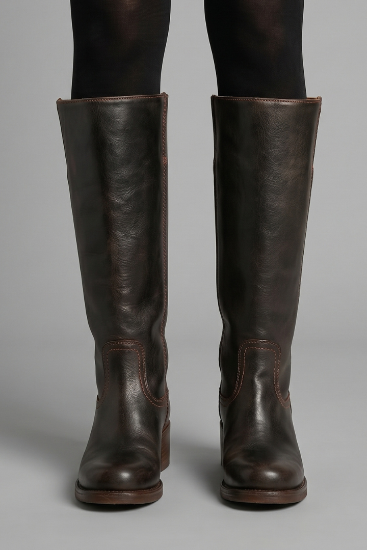 Style hivernal avec les bottes Ottavia mi-mollet, faciles à porter, confortables et très tendance pour femme.