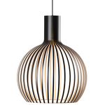 Extérieur noir / intérieur en bois