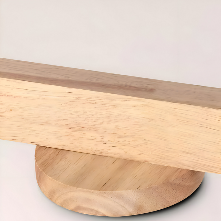 Spot LED NordBeam en bois et métal, orientable, parfait pour un éclairage de salon ou cuisine moderne.