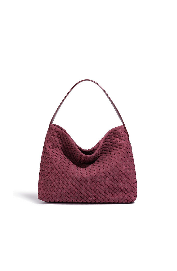 Sac à main tressé en synthétique, design moderne et élégant pour la femme active et stylée.