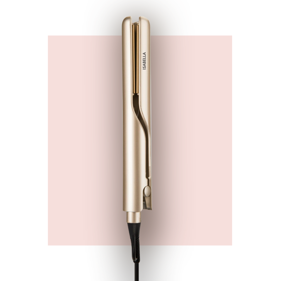 Appareil coiffure KaysHair pour femmes, créez des boucles ou lissez vos cheveux facilement et rapidement.