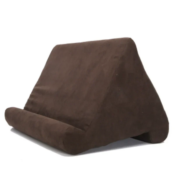Support coussin ergonomique pour tablette et liseuse. Profitez d'une lecture mains libres et d'un confort supérieur.