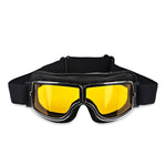 Cuir Noir - Lentille Jaune