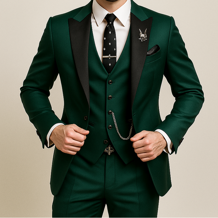 Costume homme 3 pièces bordeaux grande taille. Tenue de cérémonie élégante pour un mariage.