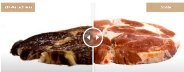 Appareil de mise sous-vide Siolite moderne et discret sur un comptoir de cuisine, prêt pour une conservation efficace.