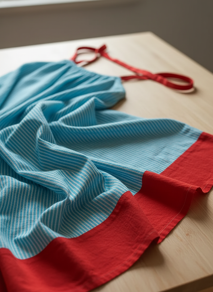 Robe femme maxi rayée décontractée, bretelles fines, coupe fluide et poches pratiques. Idéale pour l'été.