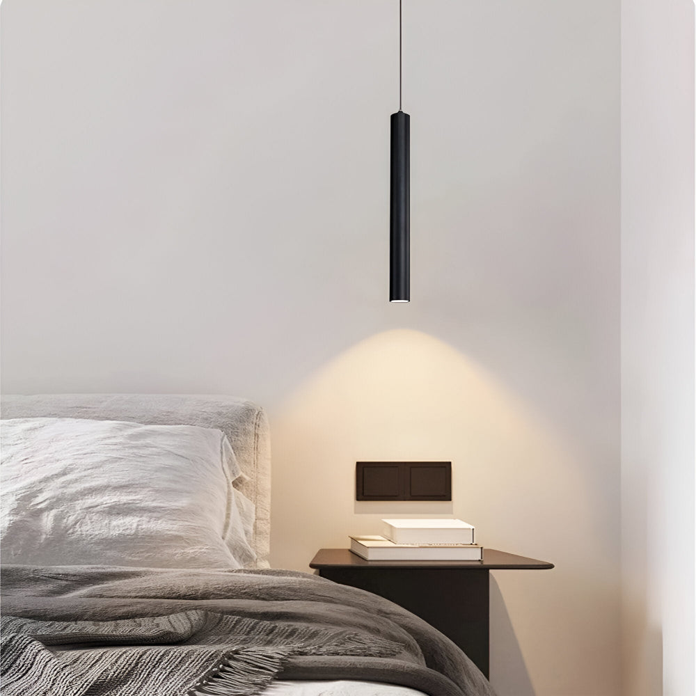 Plafonnier suspension LED double, design minimaliste nordique, idéal pour l'intérieur.