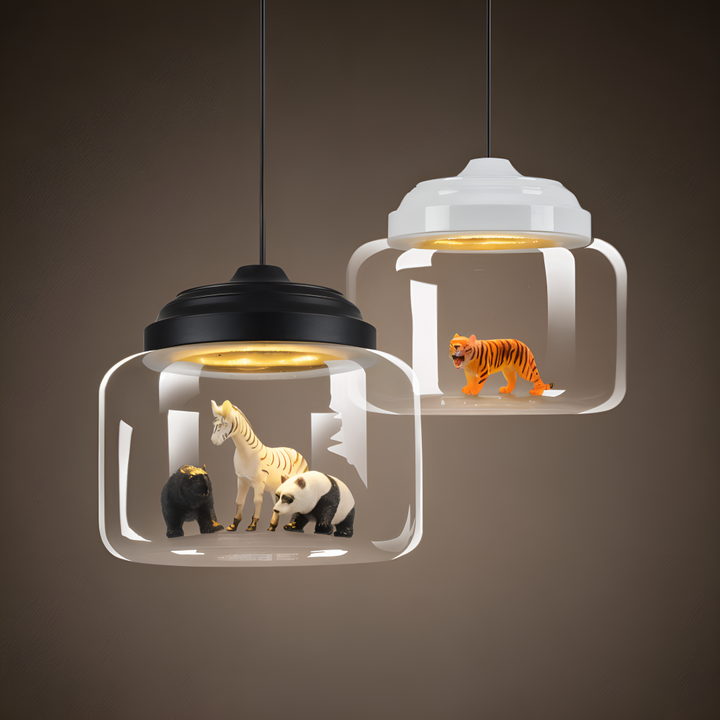 Suspension moderne style nordique pour chambre d'enfant, apporte clarté et un style décoratif unique.