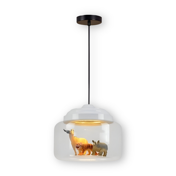 Lampe enfant suspendue, design nordique, idéale pour une ambiance calme et joyeuse dans une chambre.