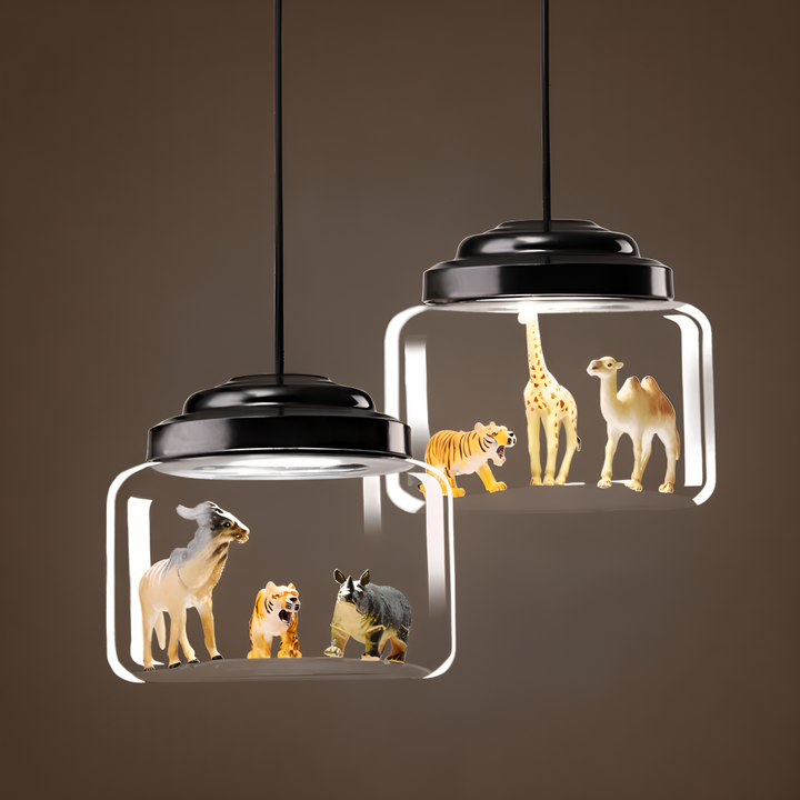 Lampe à suspendre pour enfants, design nordique et éclairage doux, parfait pour la lecture ou les jeux.