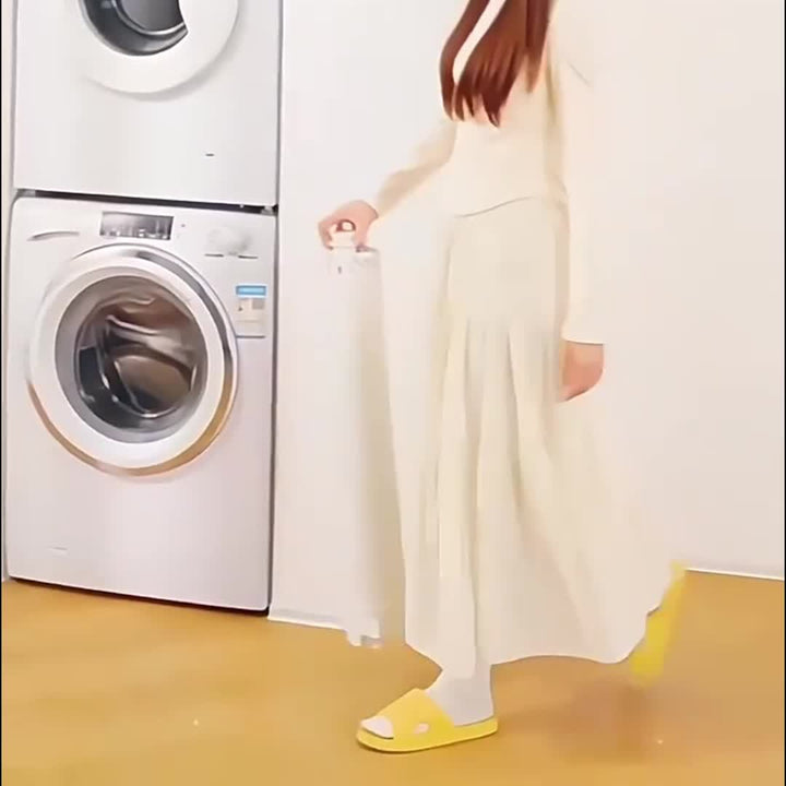 Sèche-linge Octopus compact, parfait pour sécher le linge facilement, avec sa forme cylindrique.