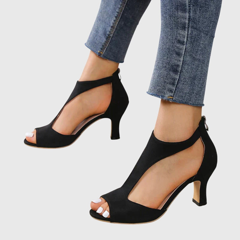 Design chic: talons orthopédiques femme roses, conçus pour l'élégance et le confort durable au quotidien.