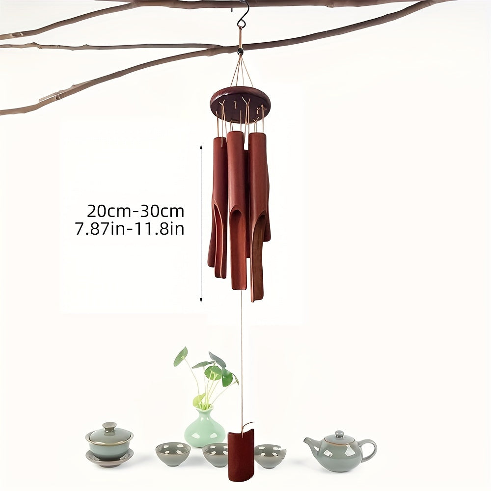Artisanat: carillon en bambou naturel fait main, beau et durable pour des sons agréables.