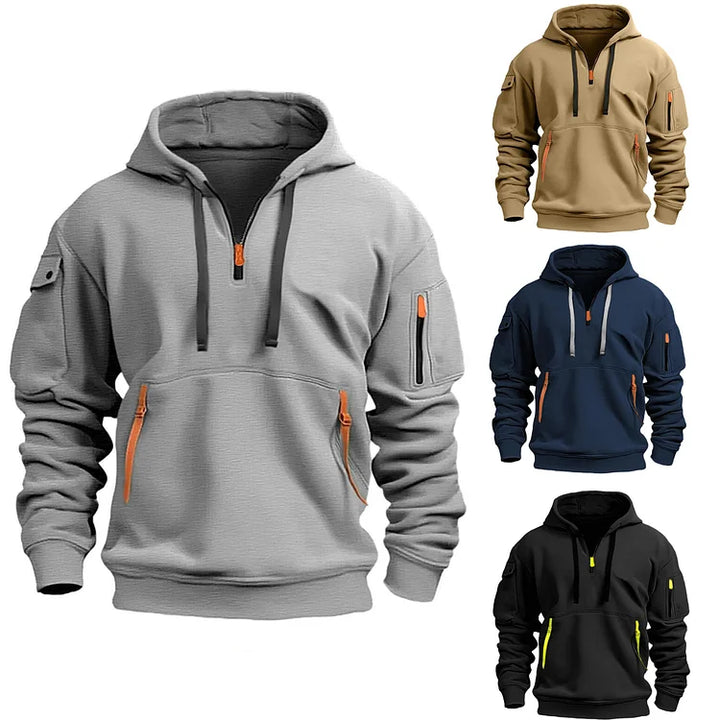Veste à capuche Mariano homme, style décontracté. Confort optimal pour le quotidien.