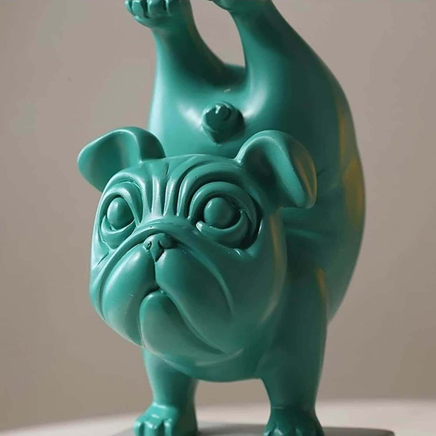 Yoga Bulldog Dekorationsfigur - Unik Heminredning