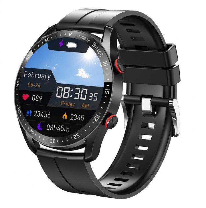 Montre connectée santé et bien-être, étanche, grand écran HD. Suivez votre activité physique avec style.