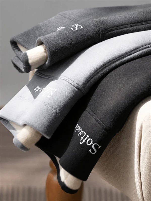 Legging femme thermique, chaud et confortable, taille haute. Essentiel mode décontractée hivernale.
