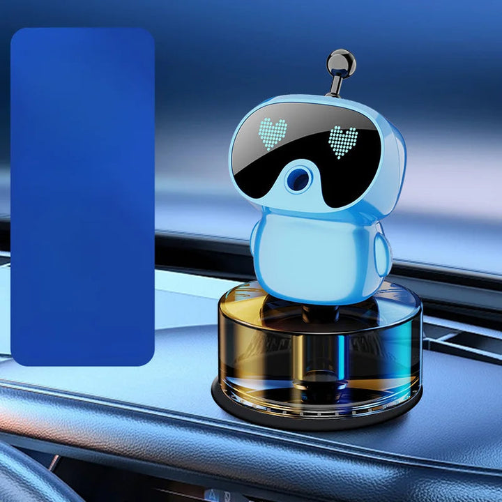 Robot aromathérapie automatique sans fil, diffuseur parfum voiture intelligent pour ambiance et désodorisant auto.