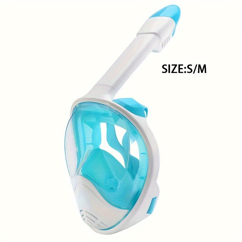 Capturez vos moments sous-marins avec ce masque de snorkeling 180° et son support caméra.