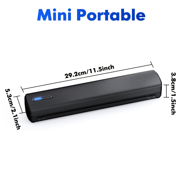 Imprimante thermique portable ultra-compacte, pour professionnels nomades et voyage léger.