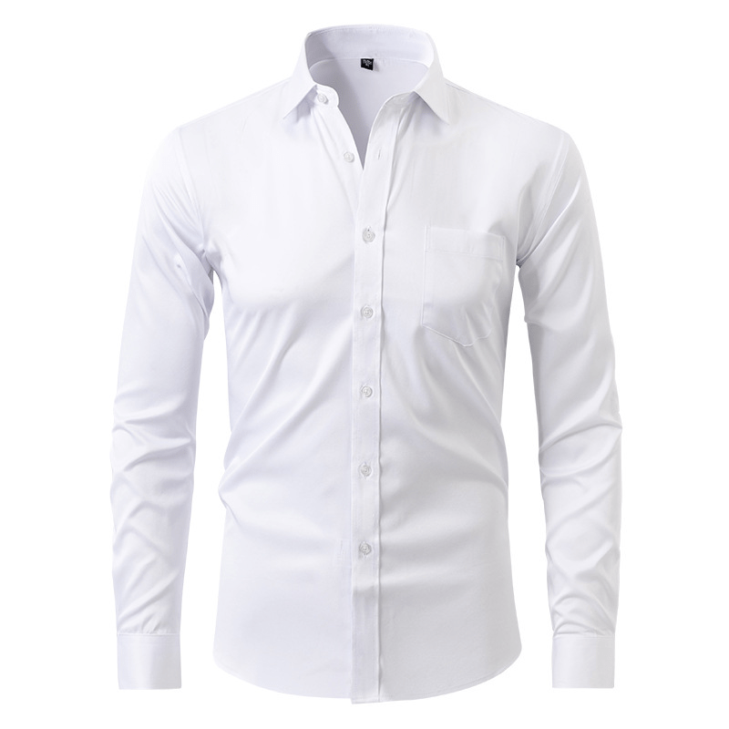 Chemise extensible élégante pour hommes, confort quotidien au bureau et loisirs.