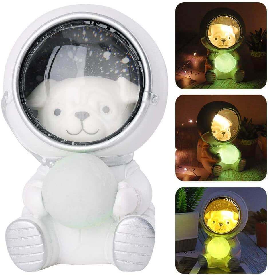 Söt Astronaut LED Nattlampa - Barnlampa