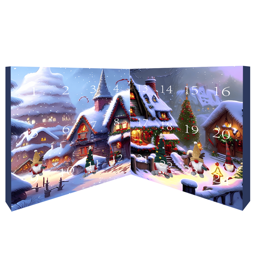 Surprise quotidienne: Calendrier de l'Avent Enchanté avec décorations et cadeaux de Noël.