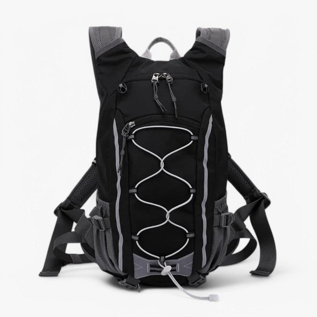 Sac à dos étanche 20L avec multiples compartiments pour une organisation sécurisée. Idéal pour sport et voyage.