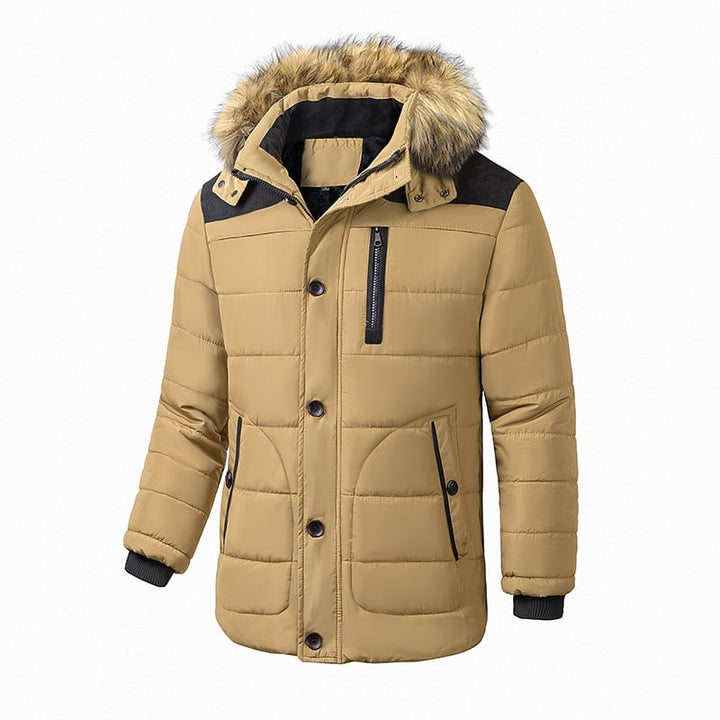 Élégante veste homme matelassée, isolation thermique. Parfaite pour le froid et l'hiver. Style mode.