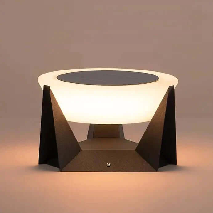 Lampe de jardin solaire décorative, éclairage d'ambiance LED pour terrasse et plantes.