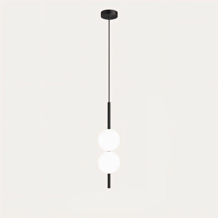 Suspension LED contemporaine, luminaire ajustable pour table à manger. Design nordique, crée une atmosphère moderne et chaleureuse.