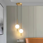 2 Lumières - Laiton - 3.9" X 22"