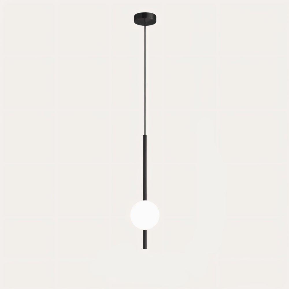 Suspension LED design pour éclairage d'îlot de cuisine. Moderne, élégante et ajustable pour un intérieur contemporain.