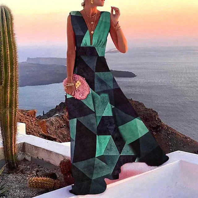 Mettez en valeur votre féminité avec cette robe longue Aurélie, alliant confort et élégance pour toutes les saisons.