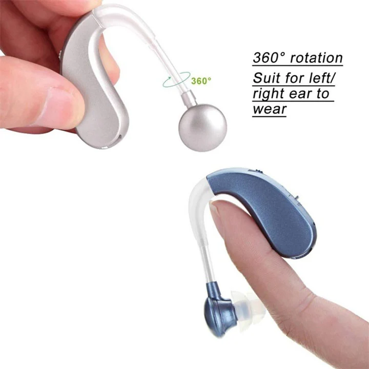 Solution auditive compacte et ergonomique. Rechargeable, Bluetooth pour une audition améliorée et un son net.