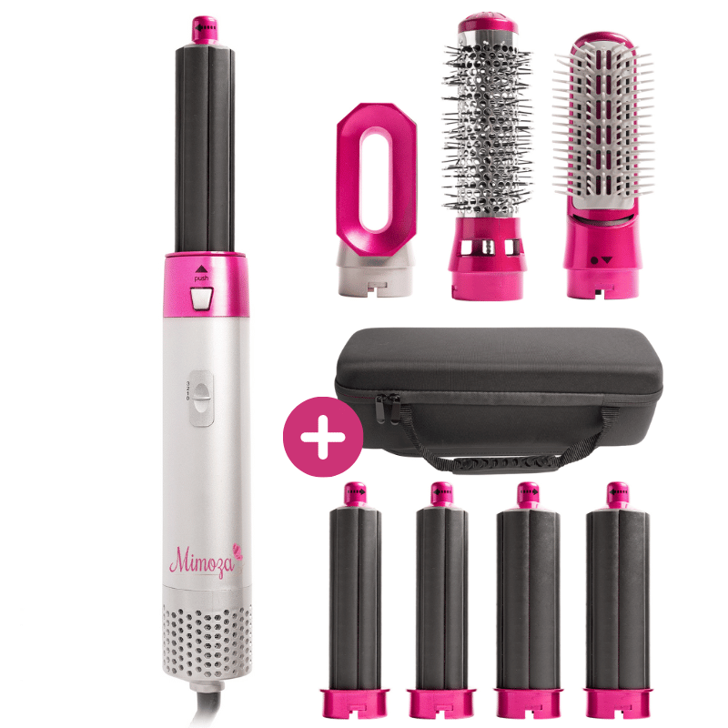 Sèche-cheveux brosse chauffante 7-en-1 Lyra pour un style professionnel et rapide à la maison.