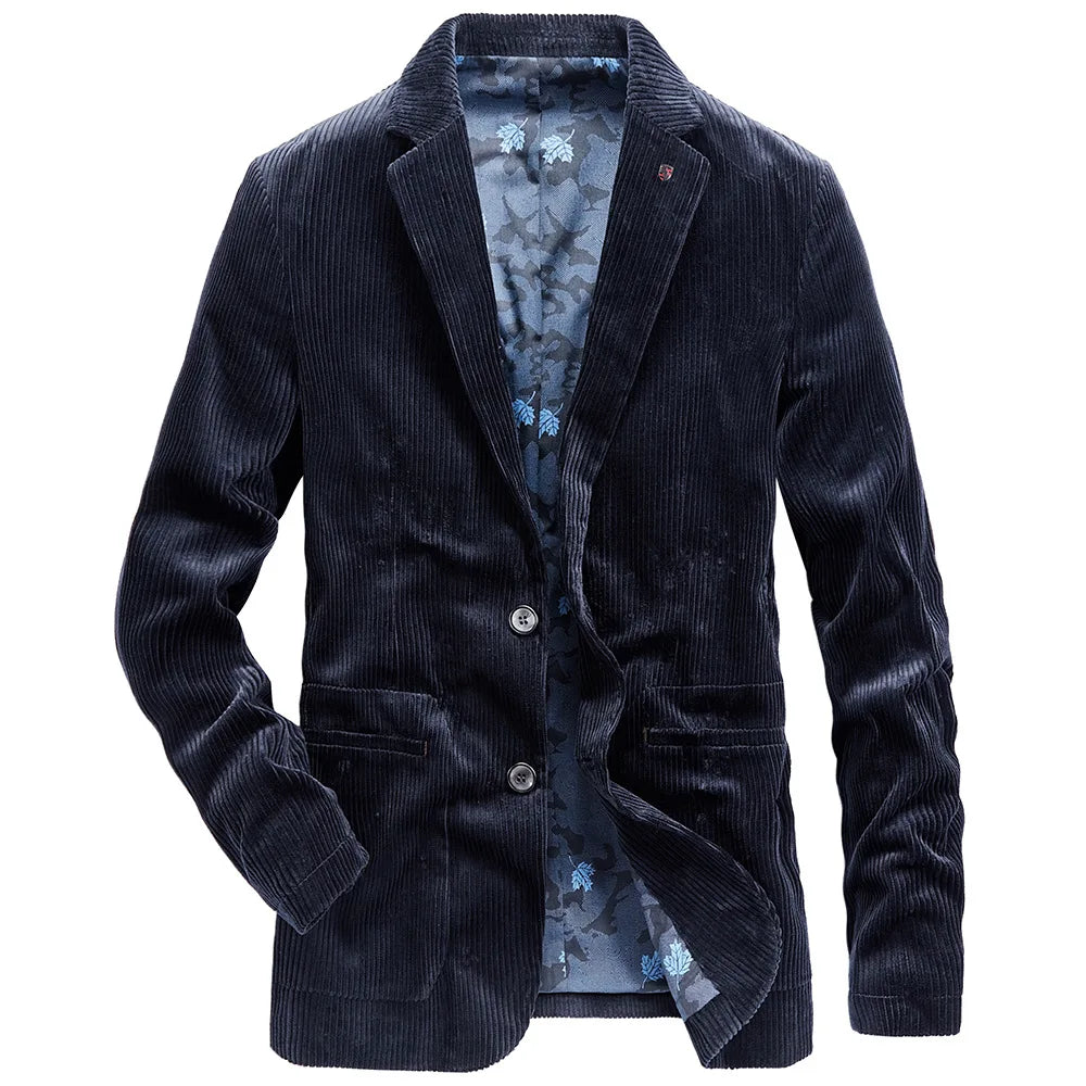 Blazer homme décontracté gris porté avec un jean, look polyvalent automne. Veste moderne et confortable.