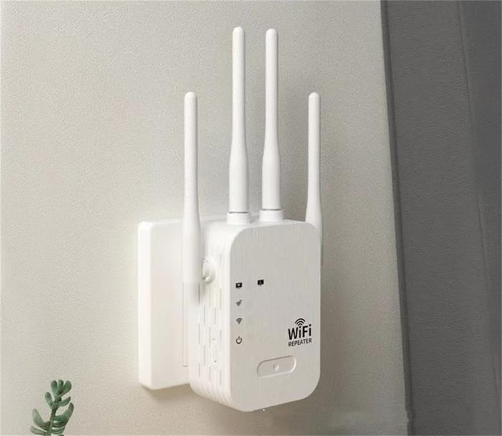 Amplificateur WiFi 5G extérieur longue portée, améliore la couverture et le signal stable pour jardin, terrasse.