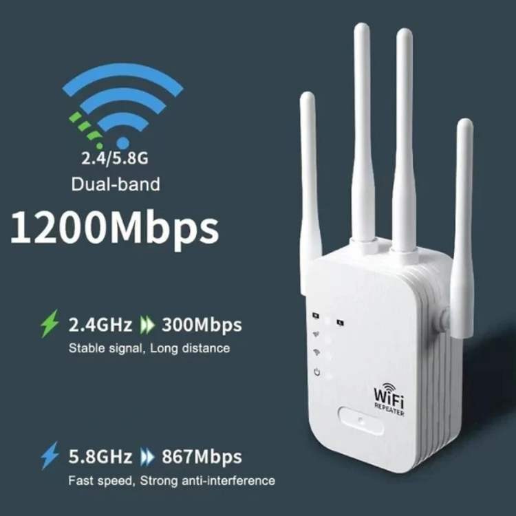 Améliorez votre signal WiFi avec cet amplificateur 5G longue portée extérieur, pour une couverture réseau sans fil optimale.