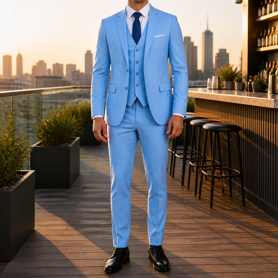 Veste de costume homme, ajustée. Élégance et confort pour un événement formel.